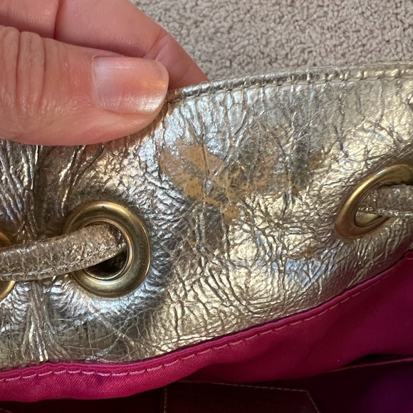 Coach Poppy Sequin Bucket Bag in Gold 17906 - Picture 10 of 12